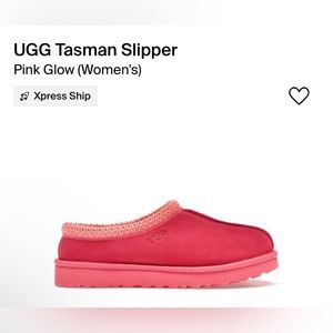 Ugg Tasman Pink- NIB never worn